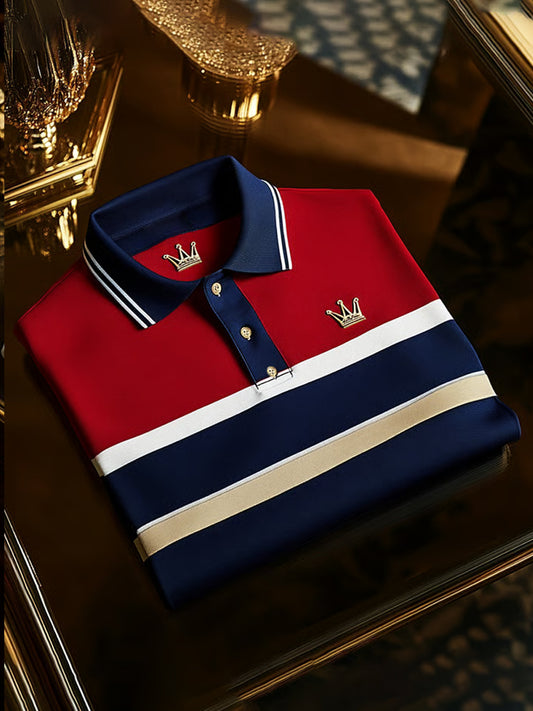 Męska koszulka polo Vintage Holiday Business Casual