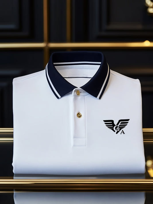 Męska koszulka polo Vintage Holiday Business Casual