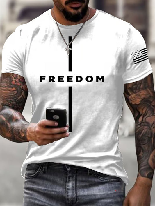 Męska koszulka pamiątkowa Charlie Kirk Turning Point USA Trump