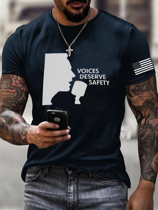 Męska koszulka pamiątkowa z nadrukiem w stylu vintage Charlie Kirk American Flag