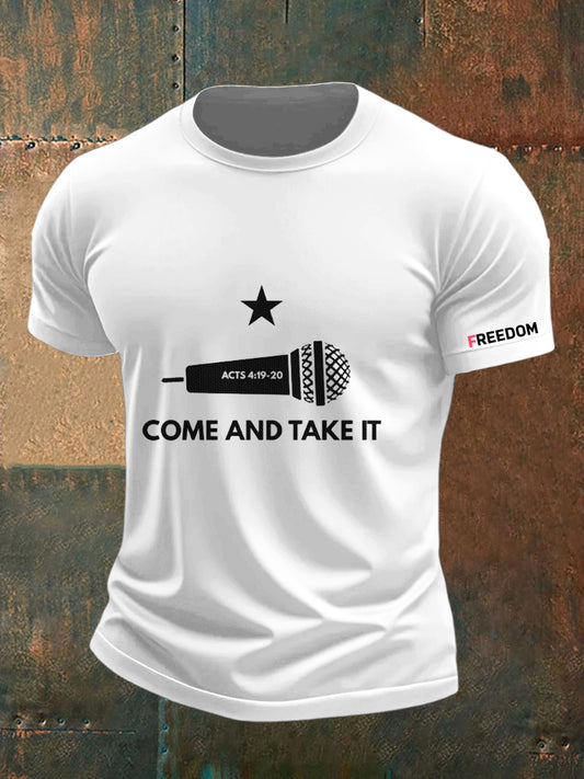 Męska koszulka z krótkim rękawem Charlie Kirk Freedom Printed Vintage Fashion Loose