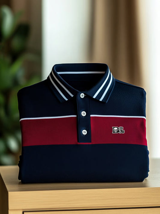 Męska koszulka polo Vintage Holiday Business Casual