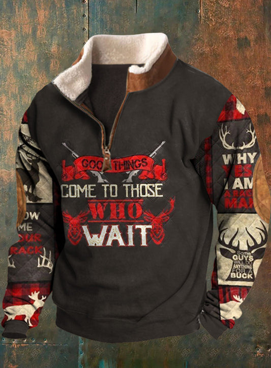 Męska koszulka retro Western Casual