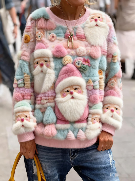 Damski sweter z dzianiny w stylu vintage