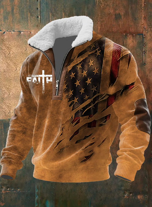 Męska bluza w stylu vintage Art Faith Casual