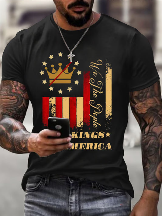 Męska koszulka z krótkim rękawem FDT "No Kings" Print