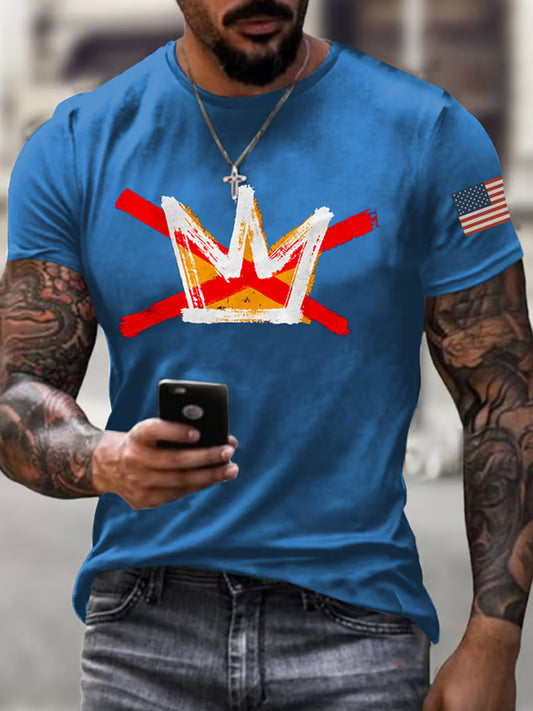 Męska koszulka z krótkim rękawem FDT "No Kings" Print