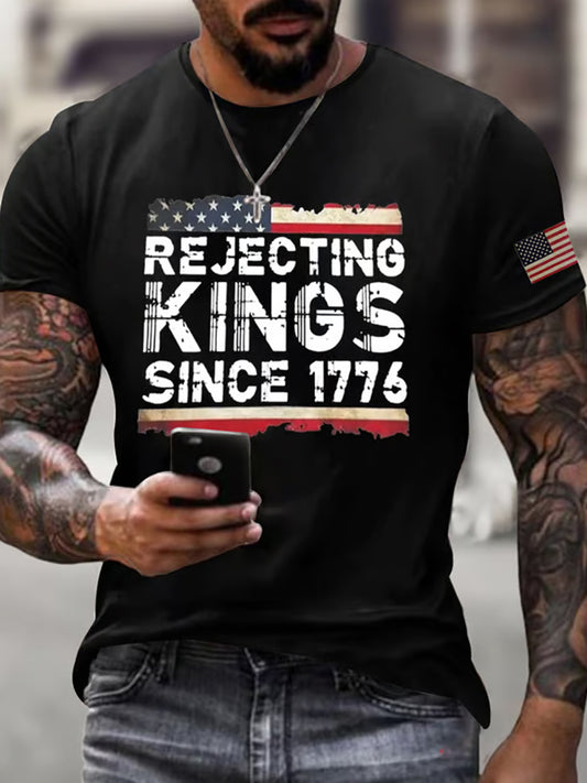 Męska koszulka z krótkim rękawem FDT "No Kings" Print