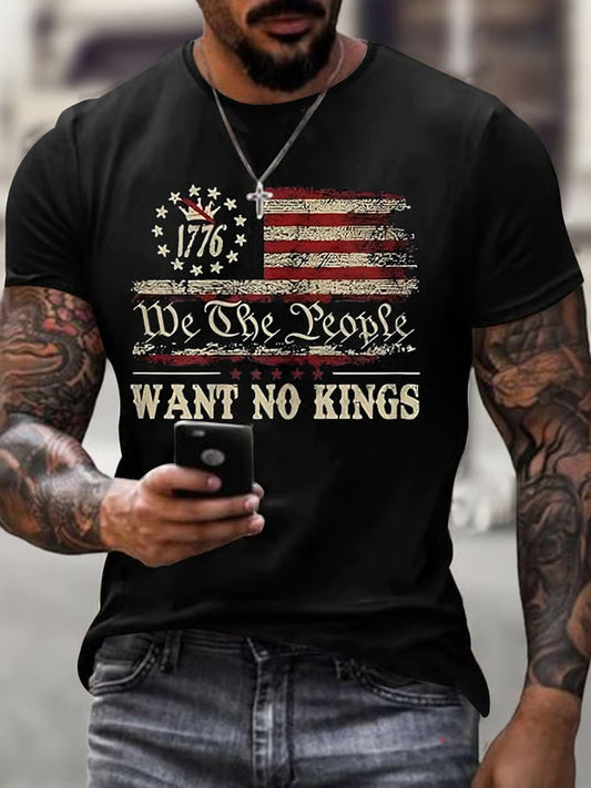 Męska koszulka z krótkim rękawem FDT "No Kings" Print