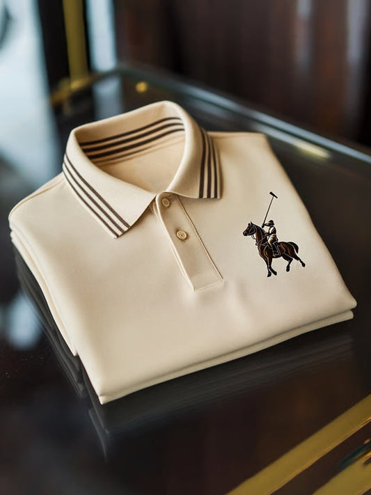 Męska koszulka polo Vintage Holiday Business Casual