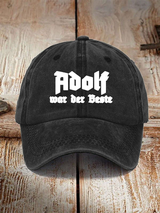 Unisex czapka z nadrukiem Adolf War Der Beste