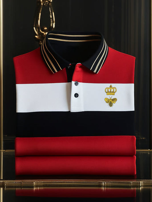 Męska koszulka polo Vintage Holiday Business Casual
