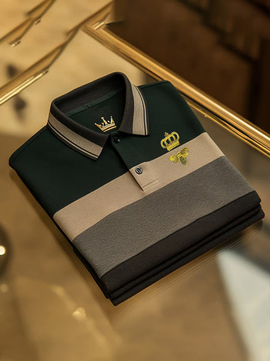Męska koszulka polo Vintage Holiday Business Casual