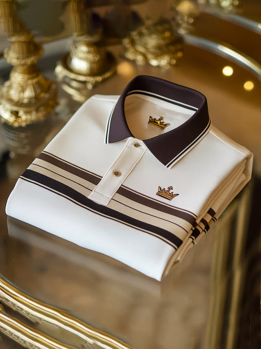 Męska koszulka polo Vintage Holiday Business Casual