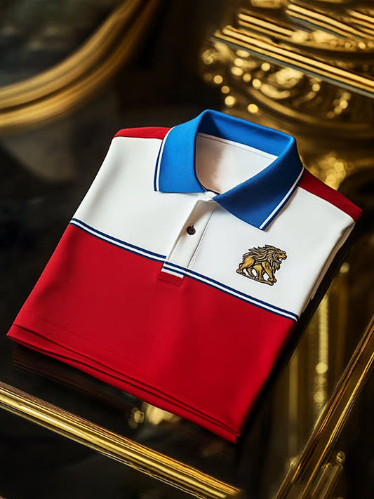 Męska koszulka polo Vintage Holiday Business Casual