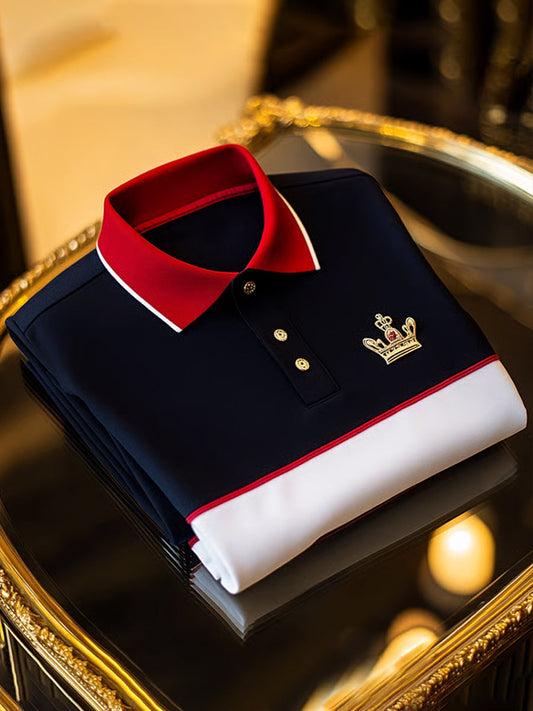 Męska koszulka polo Vintage Holiday Business Casual