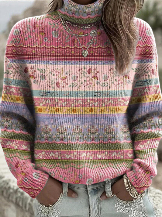 Damski sweter golfowy "Październik, który nosimy różowy"