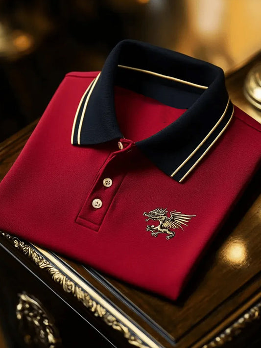 Męska koszulka polo Vintage Holiday Business Casual