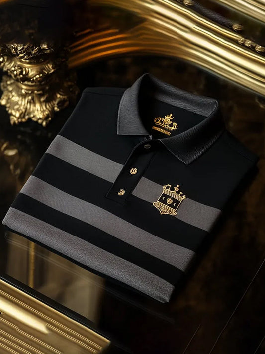 Męska koszulka polo Vintage Holiday Business Casual
