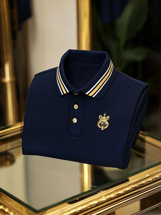 Męska koszulka polo Vintage Holiday Business Casual
