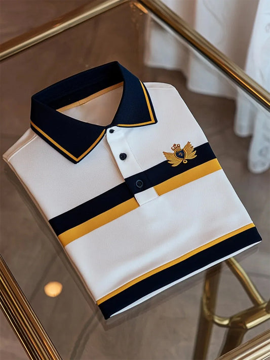 Męska koszulka polo Vintage Holiday Business Casual