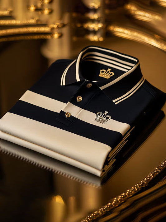 Męska koszulka polo Vintage Holiday Business Casual