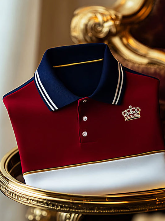 Męska koszulka polo Vintage Holiday Business Casual