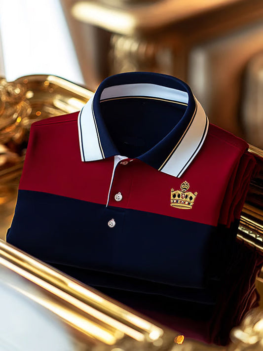 Męska koszulka polo Vintage Holiday Business Casual