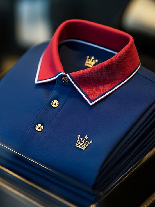 Męska koszulka polo Vintage Holiday Business Casual