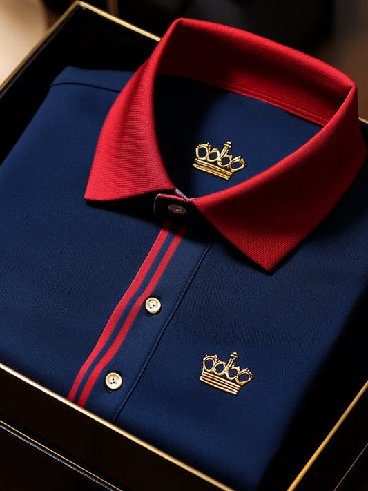 Męska koszulka polo Vintage Holiday Business Casual