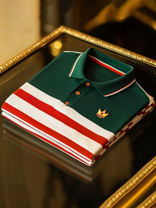 Męska koszulka polo Vintage Holiday Business Casual