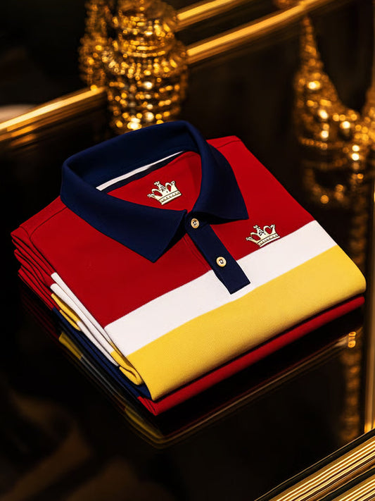 Męska koszulka polo Vintage Holiday Business Casual