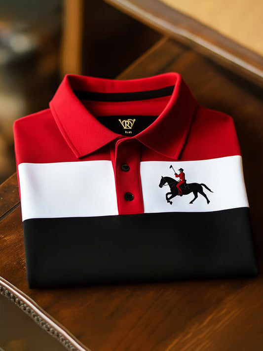 Męska koszulka polo Vintage Holiday Business Casual