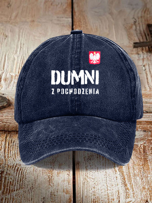 Czapka baseballowa z flagą narodową DUMNY