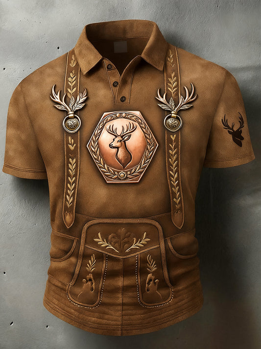 Męska koszulka polo Vintage Holiday Business Casual