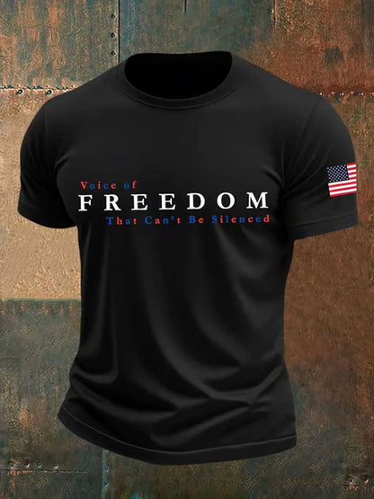 Męska koszulka pamiątkowa Charlie Kirk Turning Point USA Trump