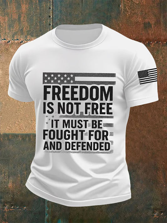 Męska koszulka pamiątkowa Charlie Kirk Turning Point USA Trump