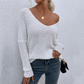 ✨Damski sweter z odkrytymi ramionami Luźny, lekki sweter rozpinany Top