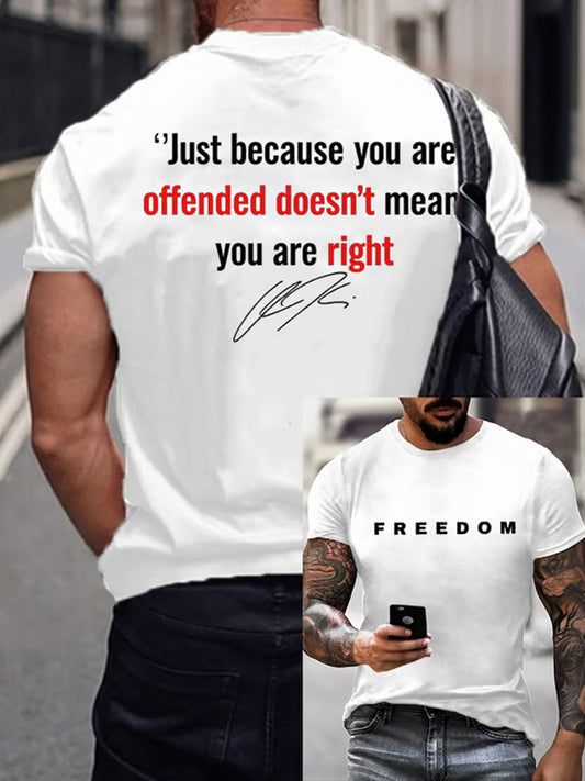 Męska koszulka pamiątkowa z nadrukiem w stylu vintage Charlie Kirk American Flag