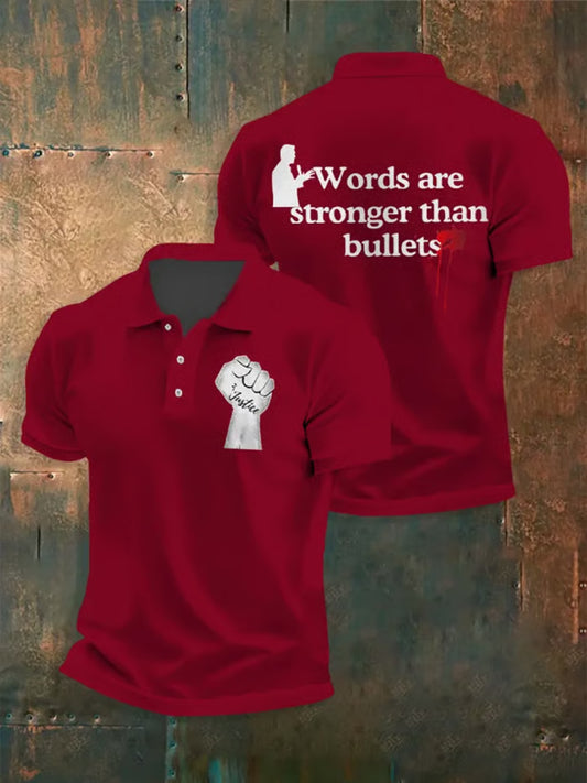 Męska bluza w stylu vintage Charlie Kirk z amerykańską flagą