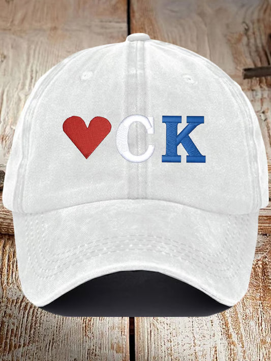 Pamiątkowy kapelusz z nadrukiem unisex Charlie Kirk