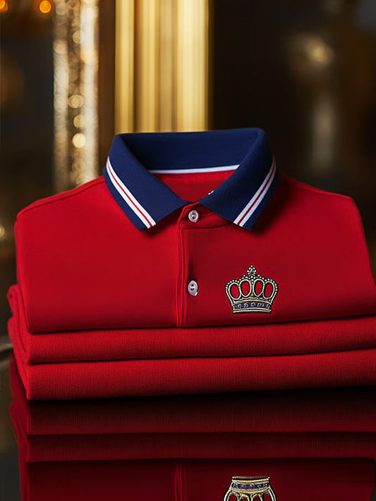 Męska koszulka polo Vintage Holiday Business Casual