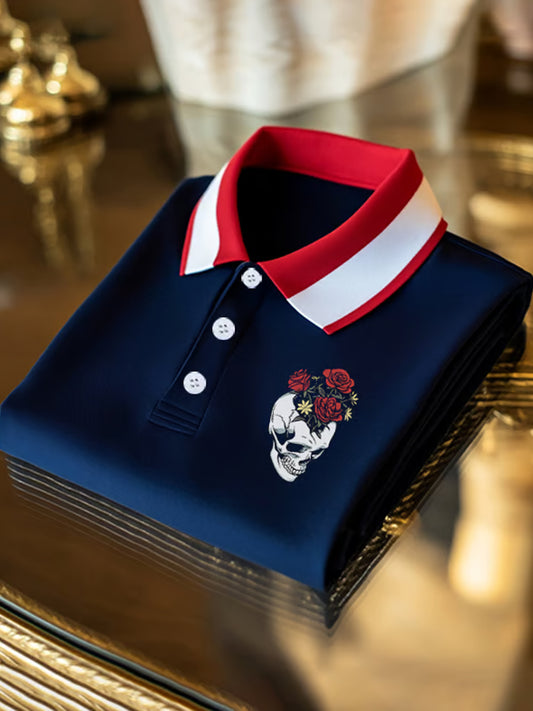 Męska koszulka polo Vintage Holiday Business Casual