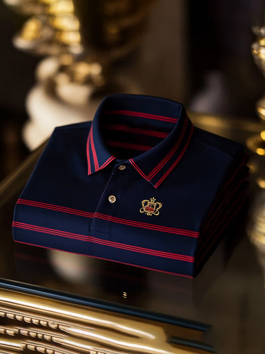 Męska koszulka polo Vintage Holiday Business Casual