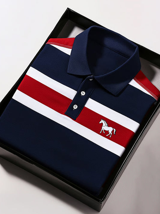 Męska koszulka polo Vintage Holiday Business Casual