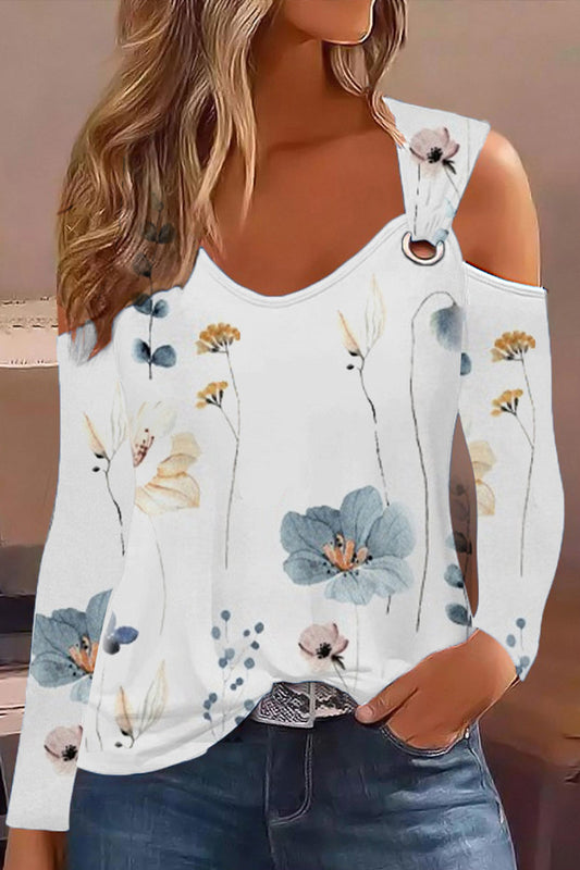 Damski seksowny metalowy guzik z długim rękawem