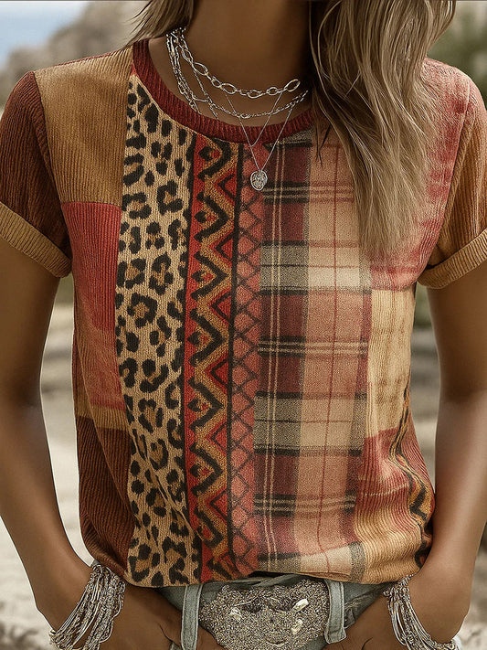 Damska wstążka z rakiem piersi bawełniana koszulka z nadrukiem zwierzęcym