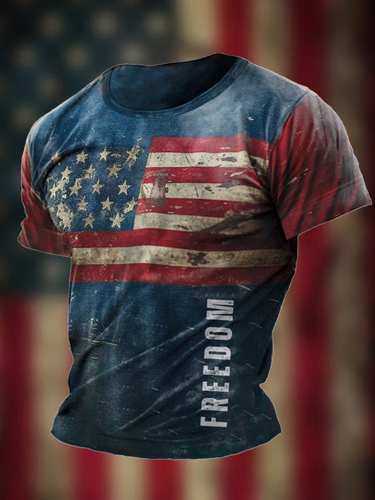 Męska koszulka pamiątkowa Charlie Kirk Turning Point USA Trump