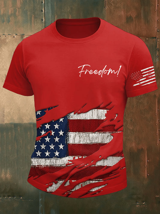 Męska koszulka pamiątkowa Charlie Kirk Turning Point USA Trump