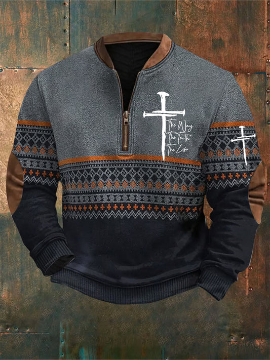 Męska bluza w stylu vintage Art Faith Casual